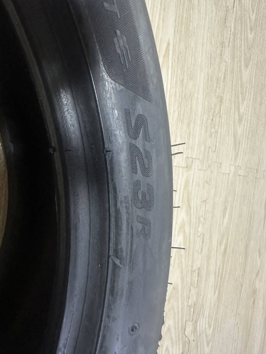 オートバイタイヤ リヤタイヤ ブリヂストン ラジアル s23 180/55zr17 2024年製 中古 ヒゲあり_画像4