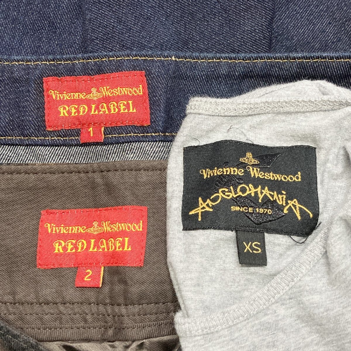 ● Vivienne Westwood ヴィヴィアンウエストウッド 3点 Tシャツ スカート オーブ RED LABEL ANGLOMANIA サイズMIX レディース 0.69kg_画像5