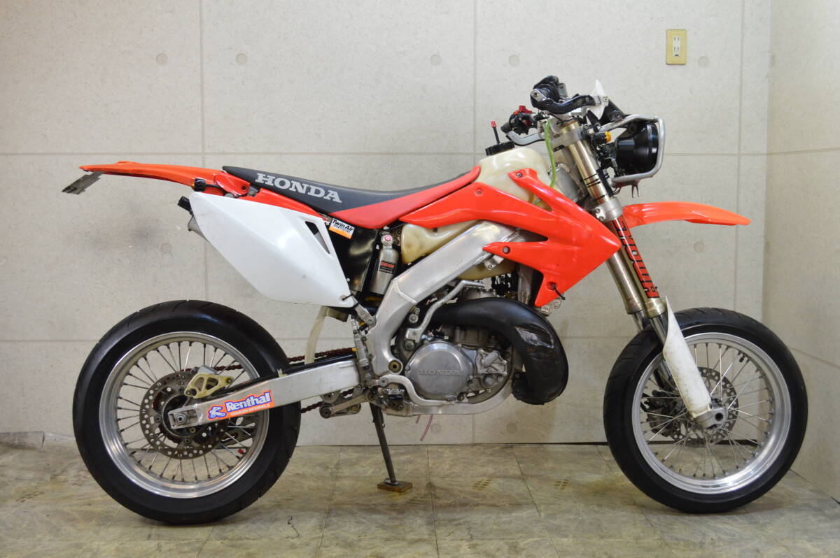HONDA　CR250R　ME03　公道仕様　モタード　モトクロスレーサー　）検索　CR125　XR250　XLR　XL　CRF　CRM　WR250F　オフロード_画像4