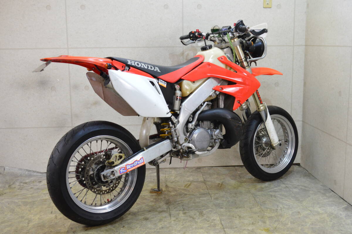 HONDA　CR250R　ME03　公道仕様　モタード　モトクロスレーサー　）検索　CR125　XR250　XLR　XL　CRF　CRM　WR250F　オフロード_画像6