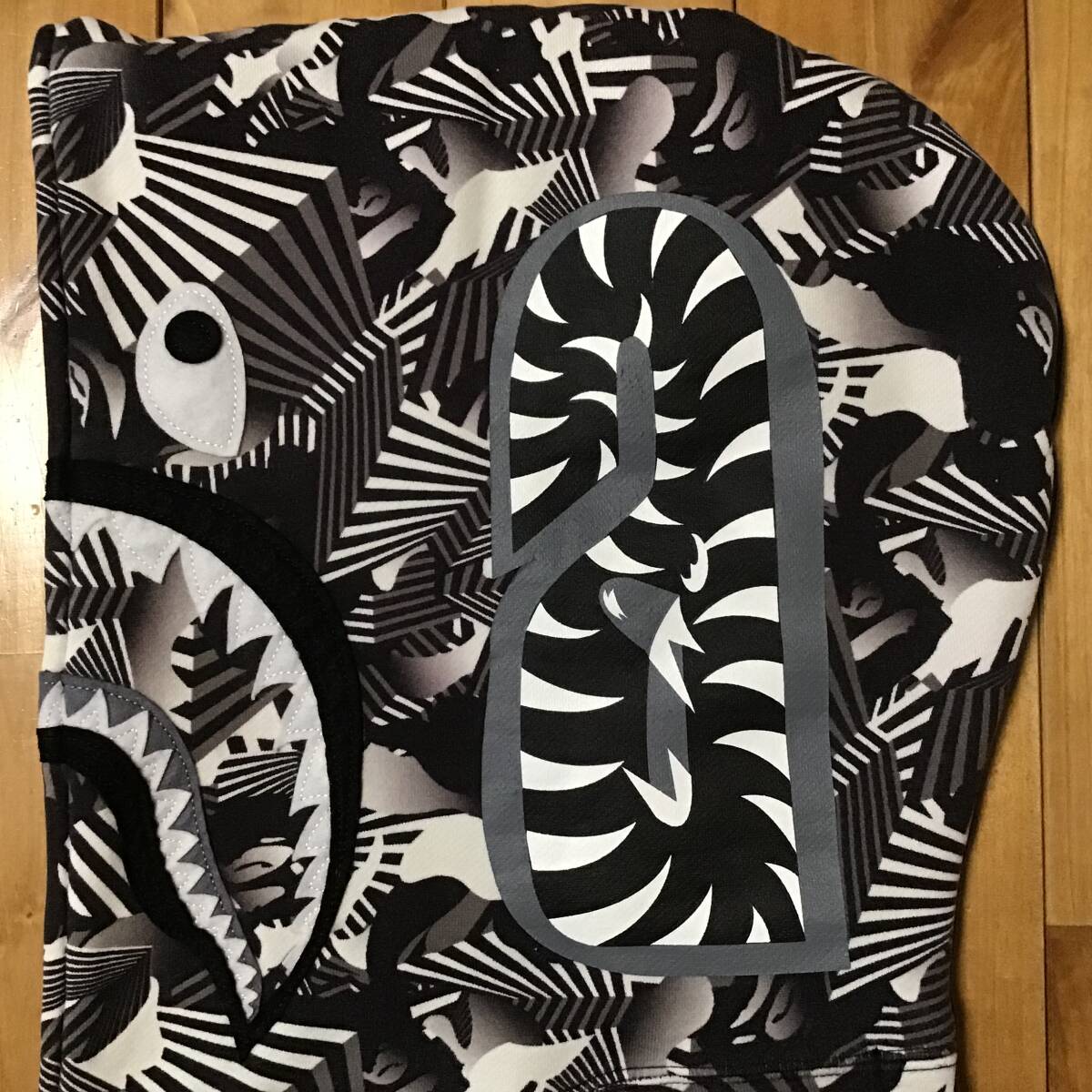 dazru утка Shark Parker L размер shark full zip hoodie a bathing ape BAPE camo Ape Bape A Bathing Ape камуфляж WGM i6775