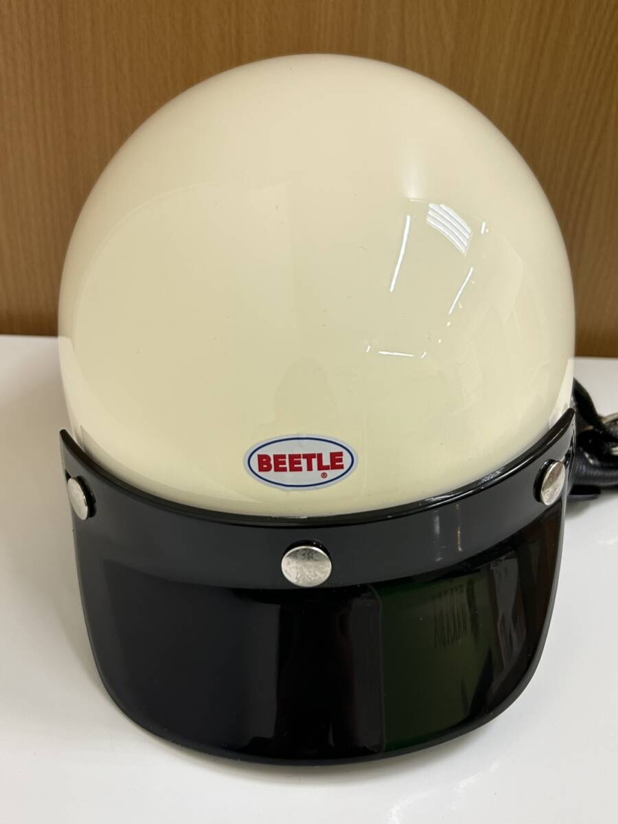 [6362]Ocean beetle shorty полушлем слоновая кость XL