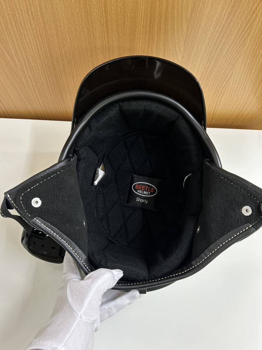 [6362]Ocean beetle shorty полушлем слоновая кость XL