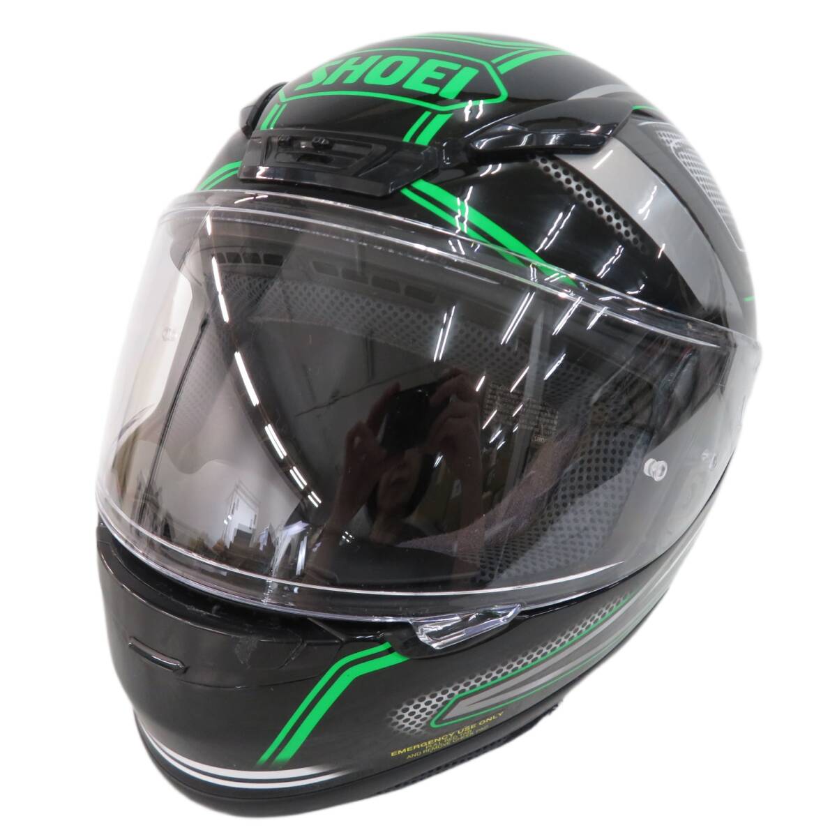 [ дешевый ]1,000 иен ~ SHOEI Shoei Z-7 DOMINANCE full-face ад met black серия размер L PSC Mark нет мотоцикл [M7446]