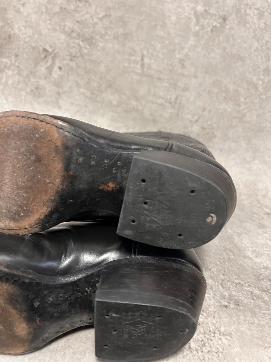 Tony Lama 靴 トニーラマ ウエスタンブーツ 本革 レザー ブラック ブーツ_画像7