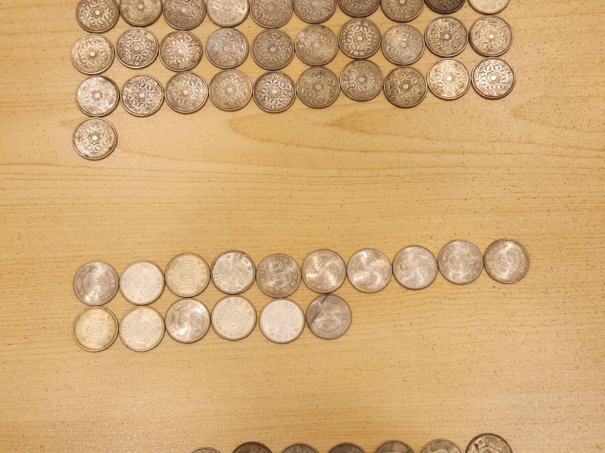 100 иен серебряная монета 56 листов ( феникс 31 листов * Tokyo . колесо 16 листов *..9 листов )