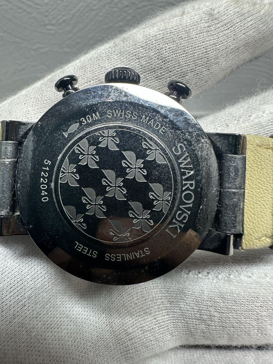 SWAROVSKI Swarovski наручные часы кварц хронограф неподвижный черный 