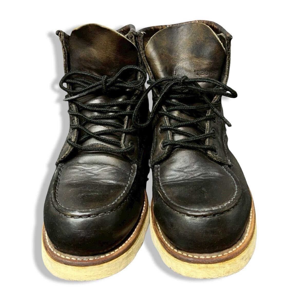 1 レア 正規品 VINTAGE RED WING レッドウィング 1997s 875 Classic Moc 6インチ クラシック モックトゥ レザー ブーツ 犬刻印 8 D_画像2