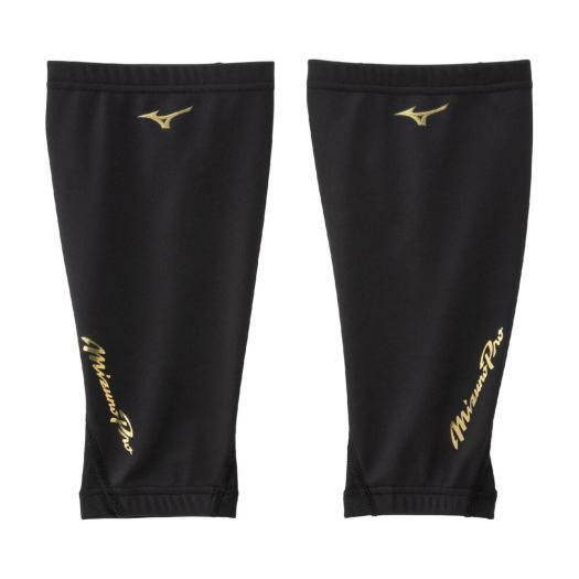 激安!!新品 未使用 2025秋冬 受注会限定! ミズノプロ テックシールド レッグウォーマー 防風素材&裏起毛 ブラック Mサイズ/12JYCU6009_画像1