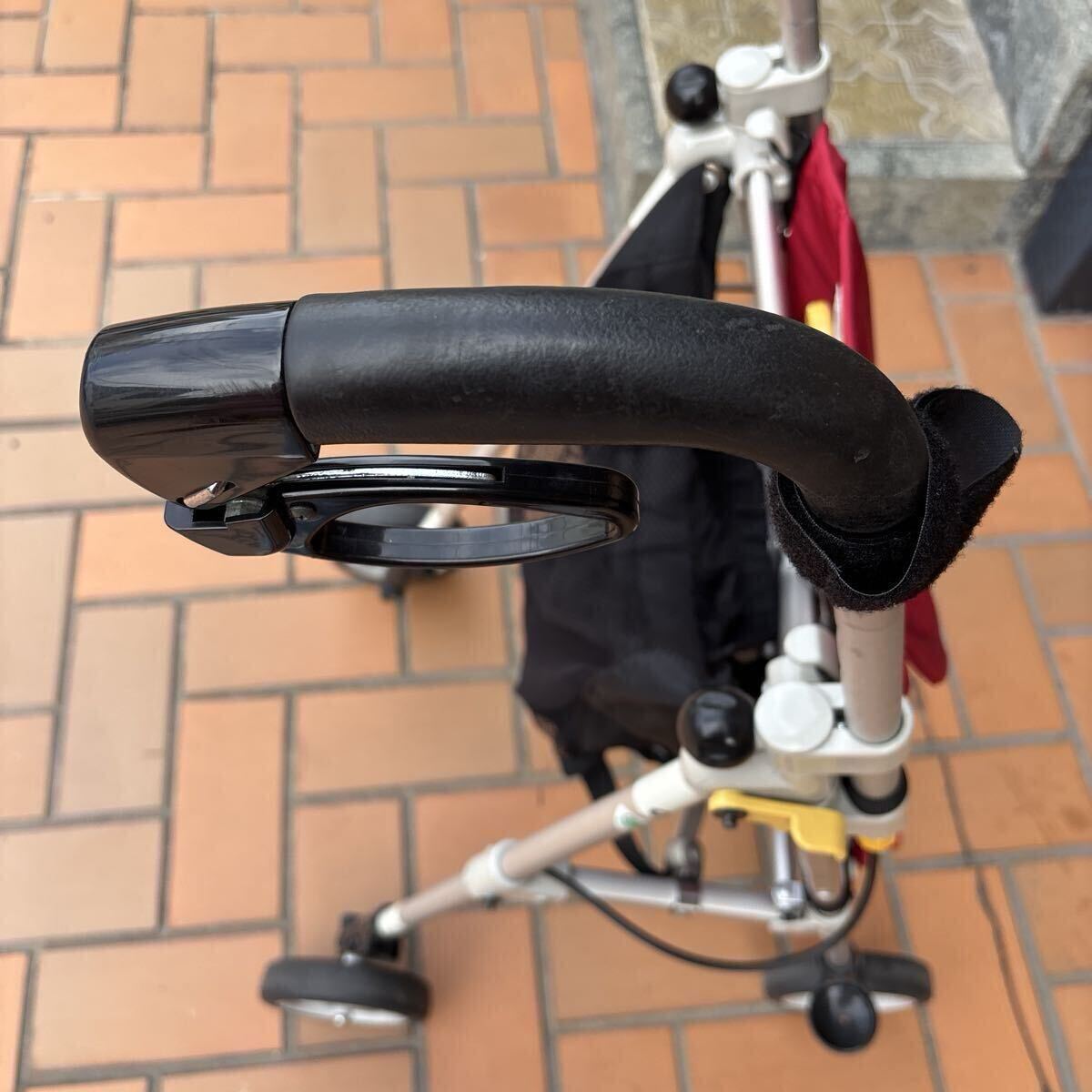 !⑪ коляска для пожилых здоровый one TR298 приспособление для ходьбы . красный 