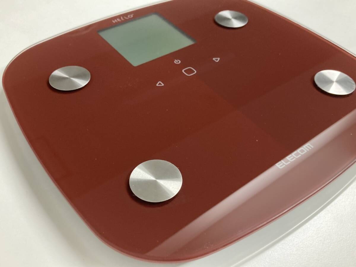 ELECOM 体組成計 HCS-FS01 通電確認済 □9183_画像2