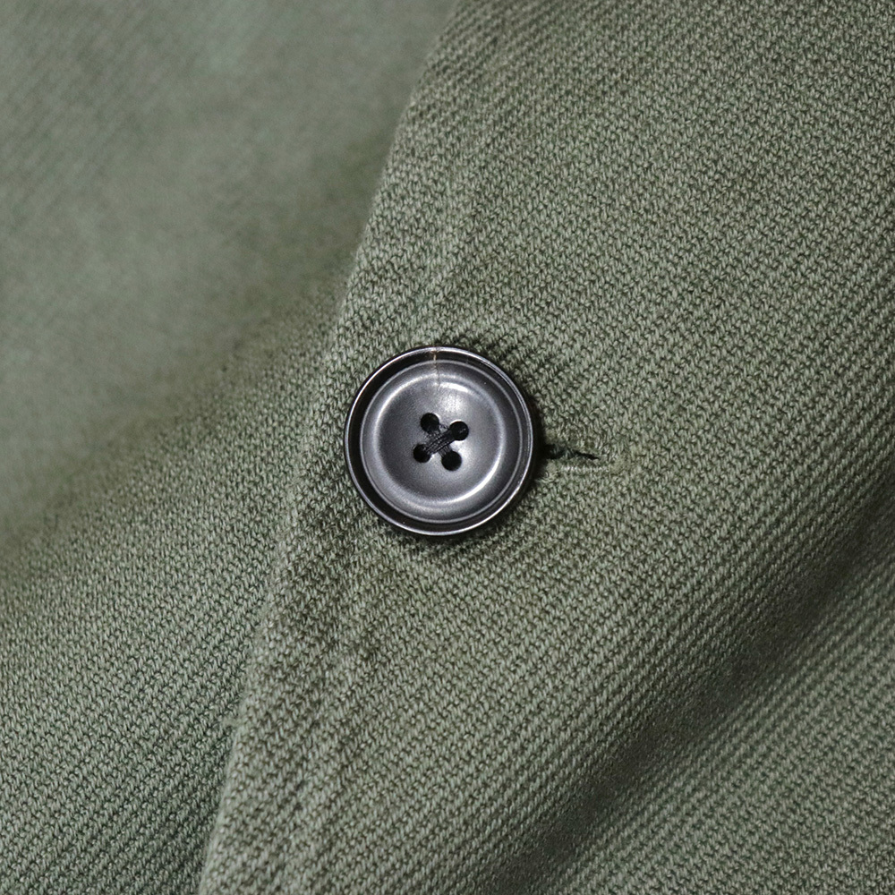 1円/Nudie Jeans/Mサイズ/シャツジャケット BARNEY WORKER JACKET カバーオール ヌーディージーンズ 新品/カーキ/mb130/_画像6