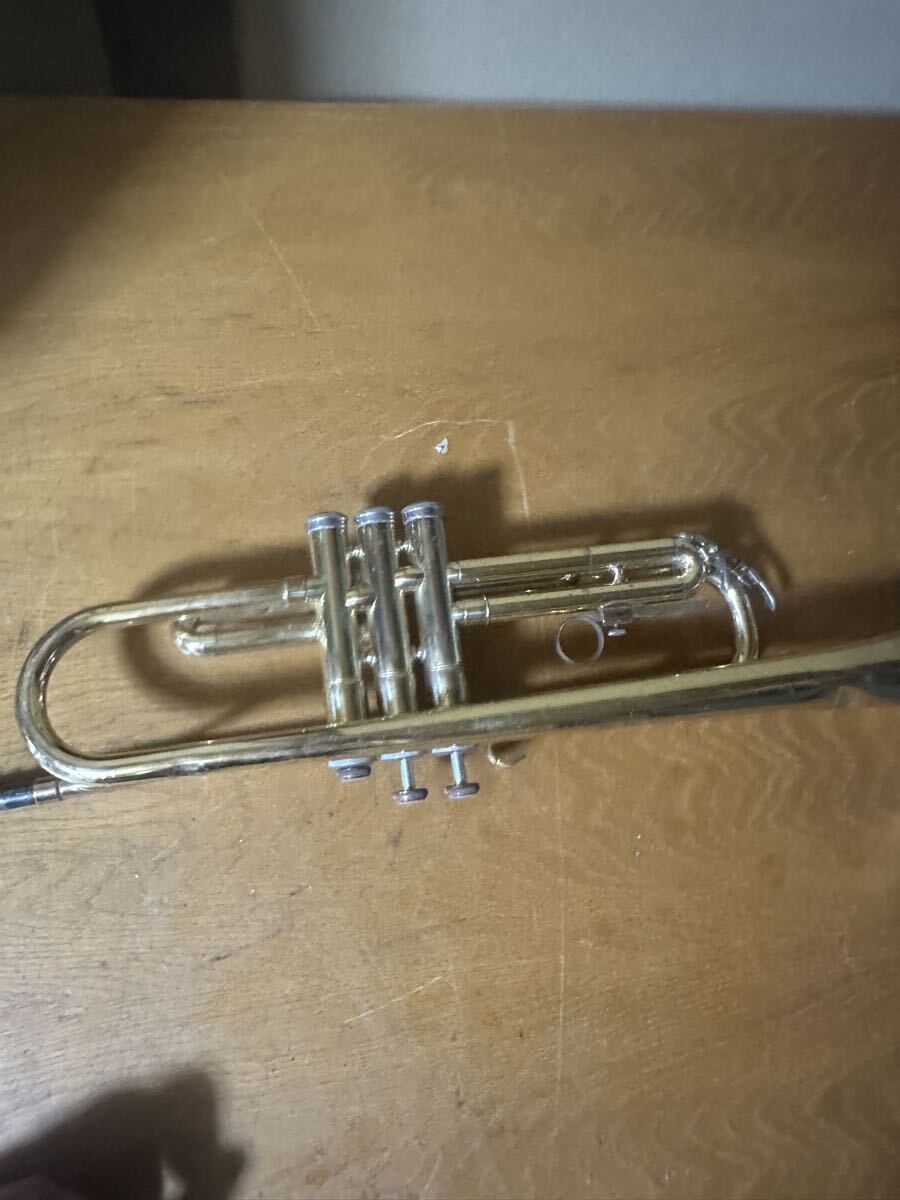  Yamaha труба YTR-235 музыкальные инструменты духовые инструменты духовая музыка контейнер текущее состояние товар сделано в Японии Junk YAMAHA