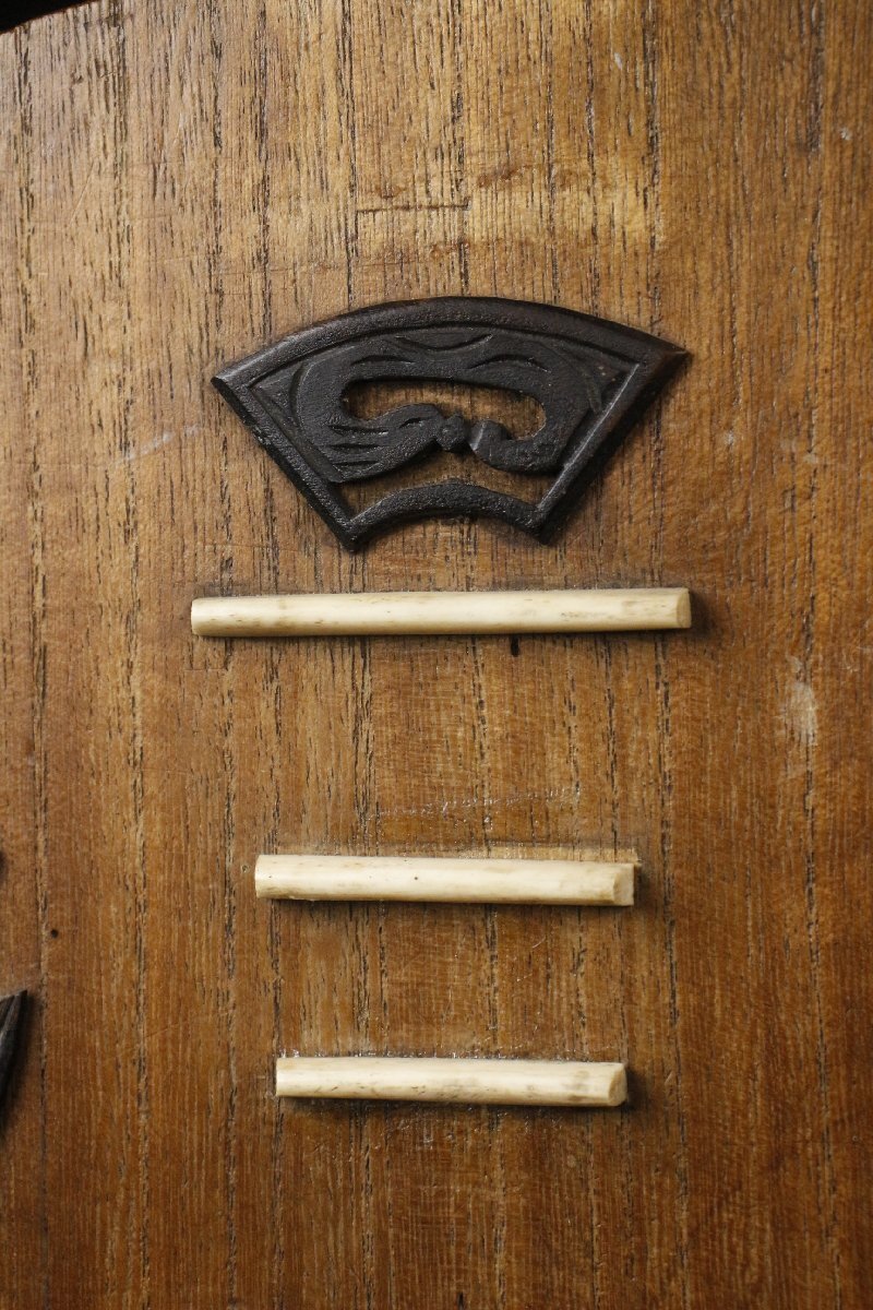 【LIG】中国古楽器 寒夕銘 漢詩月琴 唐物 中国琵琶 時代弦楽器 2511133_画像6