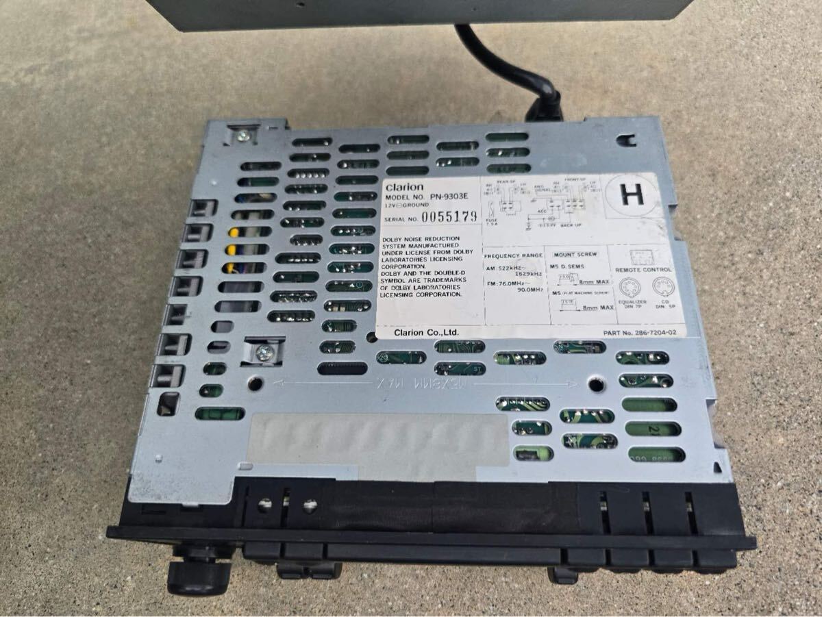 SONY ソニー CDX-5N23W クラリオン PN-9303E CD カセットデッキ 現状品_画像3
