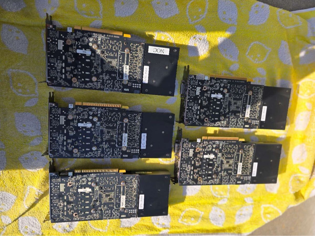 Leadtek GTX1060*5 型番PC410 通電確認済み 中古現状_画像5