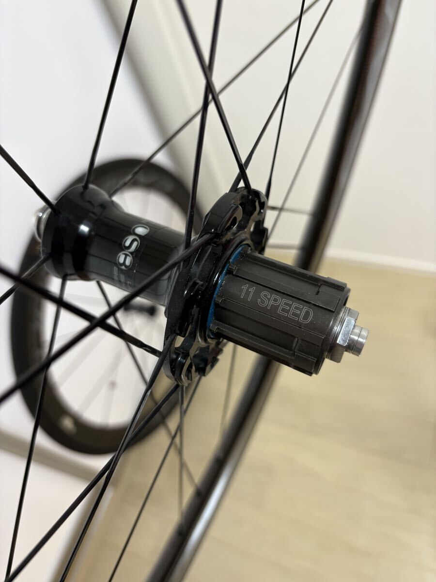  campagnolo Bora One 50 Tubular DarkLabel カンパニョーロボーラワン 50 チューブラー ダークラベル シマノフリーリムブレーキ前後セット_画像4