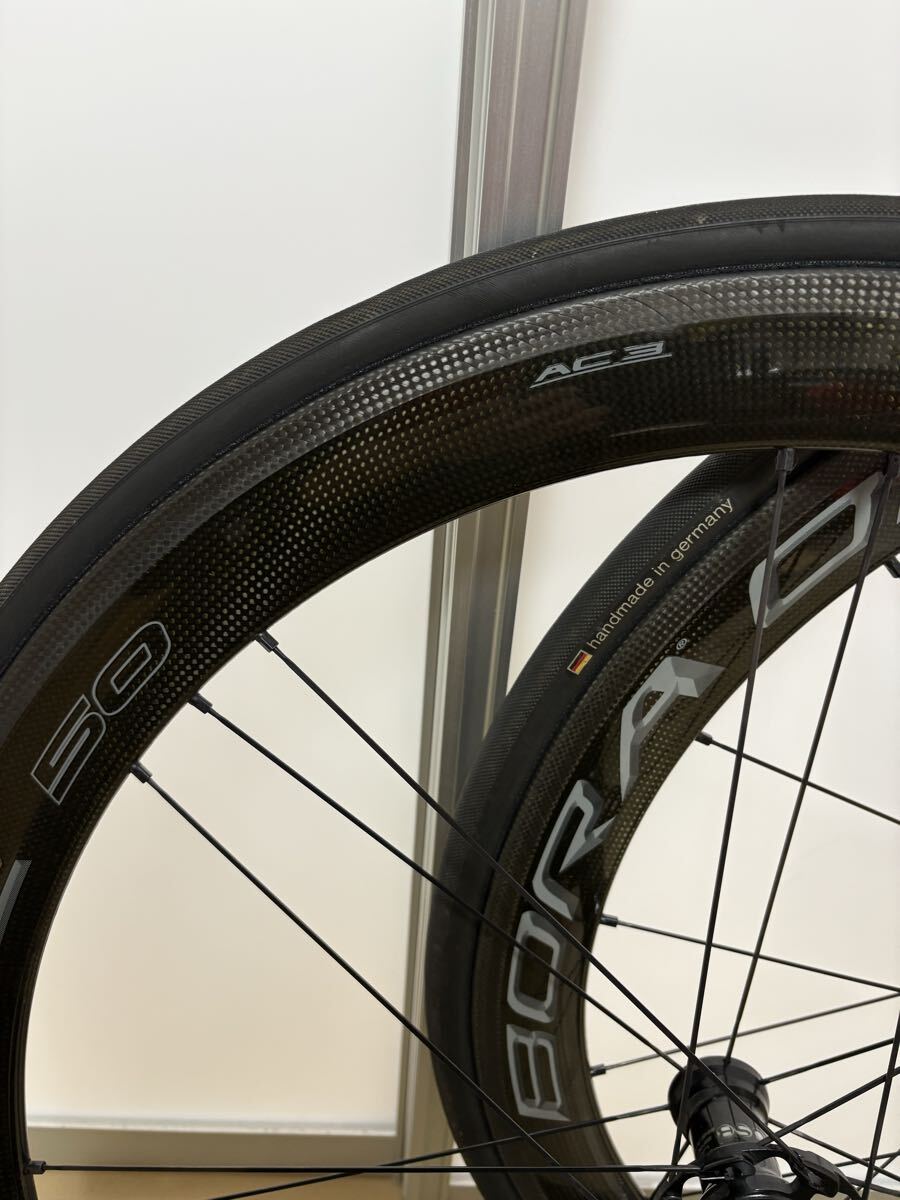  campagnolo Bora One 50 Tubular DarkLabel カンパニョーロボーラワン 50 チューブラー ダークラベル シマノフリーリムブレーキ前後セット_画像5