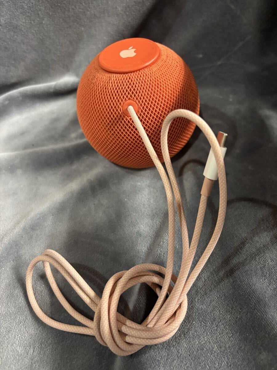 Apple HomePod mini オレンジ　本体のみ_画像2
