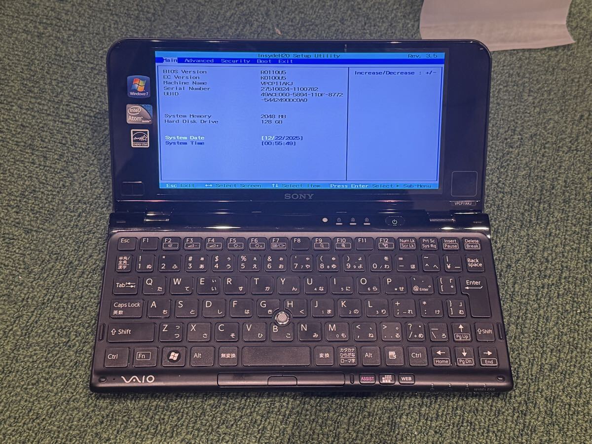 SONY VAIO P серии VPCP11