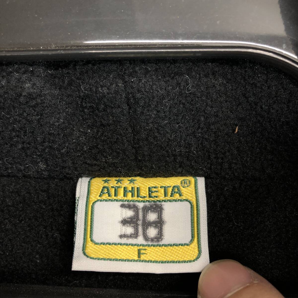 ATHLETAa потертость ta с хлопком bench пальто черный свободный размер 