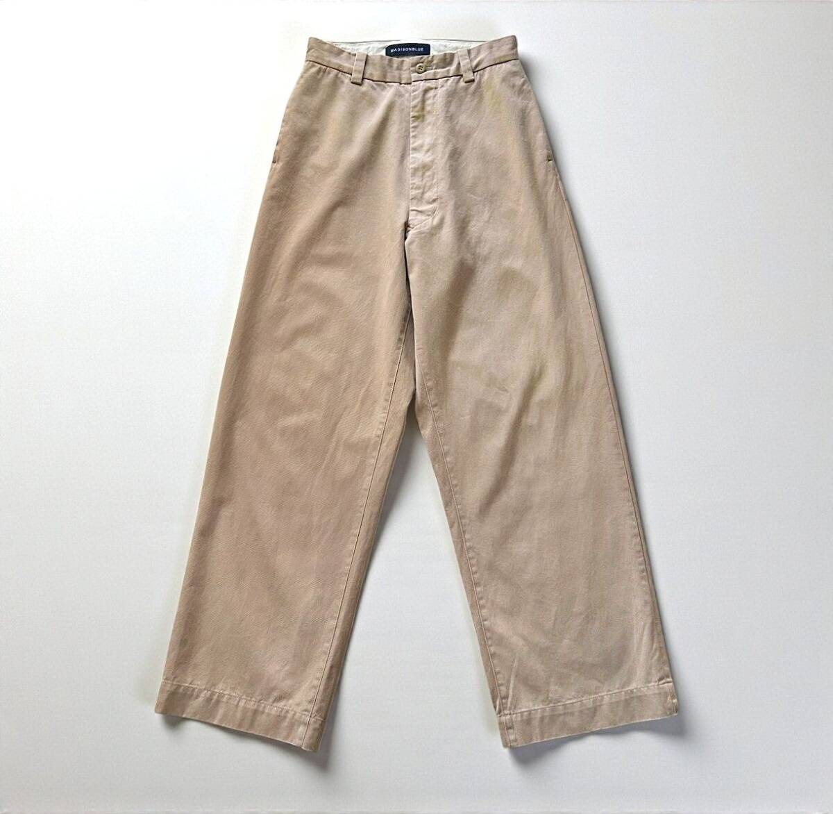 美品　42,900円　MADISONBLUE マディソンブルー　Oggi掲載チノパン　チノ ハイウエストパンツ　00　MB999-3031 　ベージュ_画像3