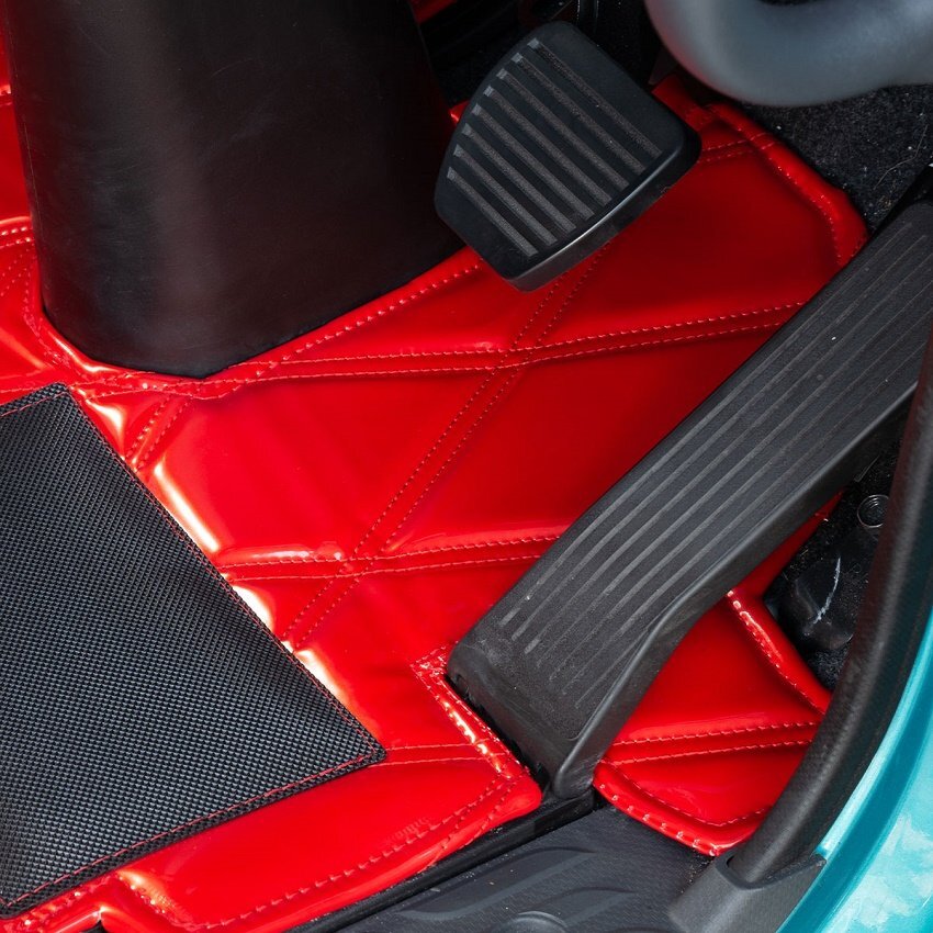 [MIYABI/ подлинный месяц свет ] коврик на пол / лиловый * saec Profia H7/~H15/11 водительское сиденье + пассажирское сиденье комплект (H010-01)