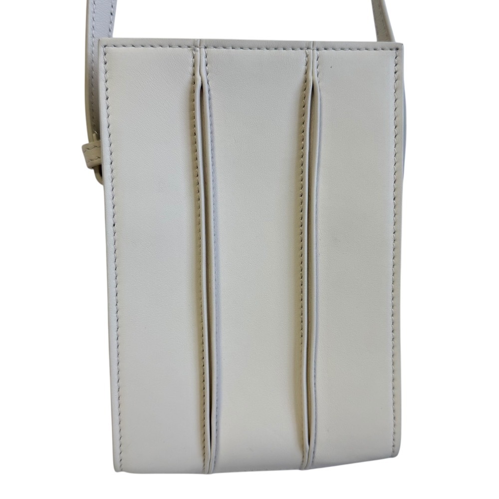  прекрасный товар MaxMara Max Mara ho i Tony nano кожа сумка на плечо слоновая кость 