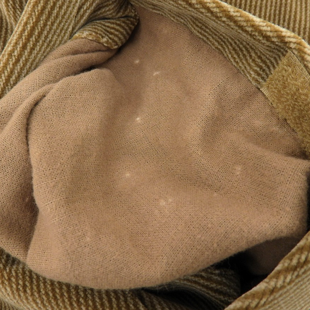  прекрасный товар ETRO Etro Zip выше блузон вельвет жакет XL Brown 