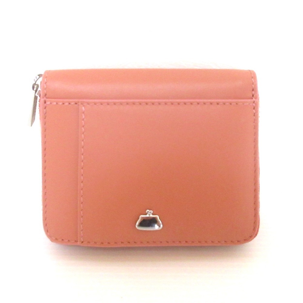  не использовался 25SS Weekend Max Mara we k end Max Mara PASTICCINO раунд застежка-молния compact бумажник кошелек orange 