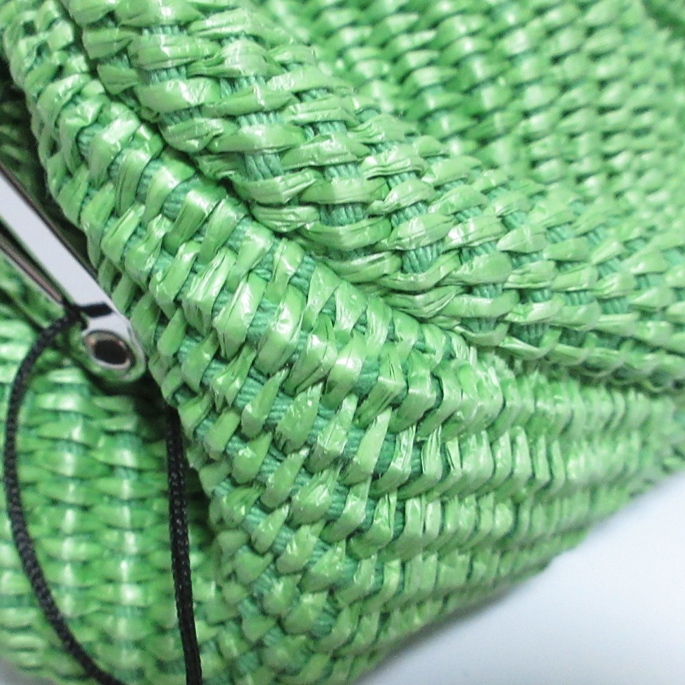  как новый 25SS Max Mara WEEKEND Max Mara we k end PALMAS Pal форель pa стойка chi-no камыш .2WAY клатч зеленый 