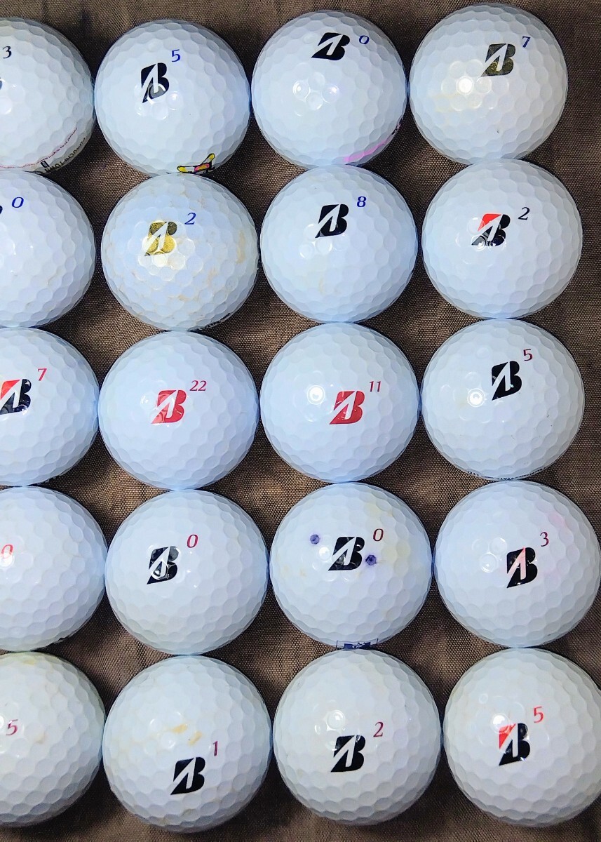 ◆BRIDGESTONEロストボール◆ 大人気 ブリヂストンロストボール TOUR B BX 12個 BXS 8個 合計20個セット　いかがですか？ TOURB BX BXS_画像2