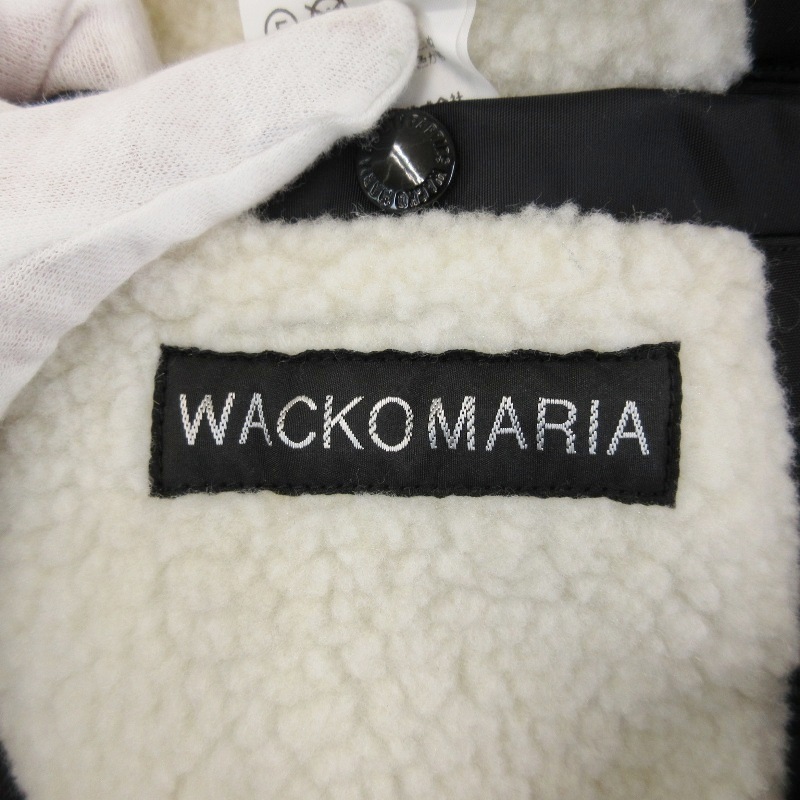 美品 WACKO MARIA × MCGREGOR ワコマリア アンチフリーズジャケット 25FW-WMO-MC01 ANTI-FREEZE JACKET ボア ブラック 黒 M 71014327_画像5