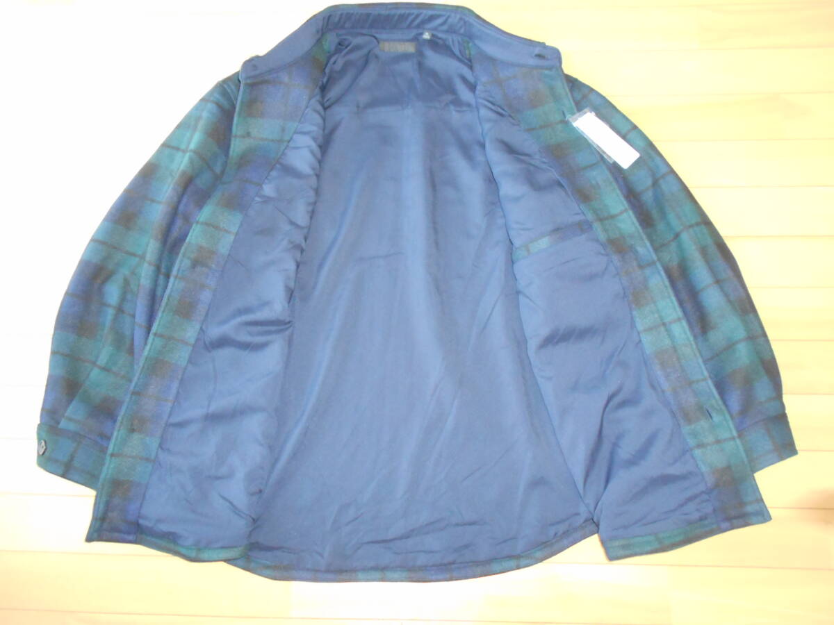 【特別価格】★未使用品★UNIQLO no.311-439811 ブラックウォッチチェック オーバーシャツジャケット ★紺＆緑size３XL★_画像5