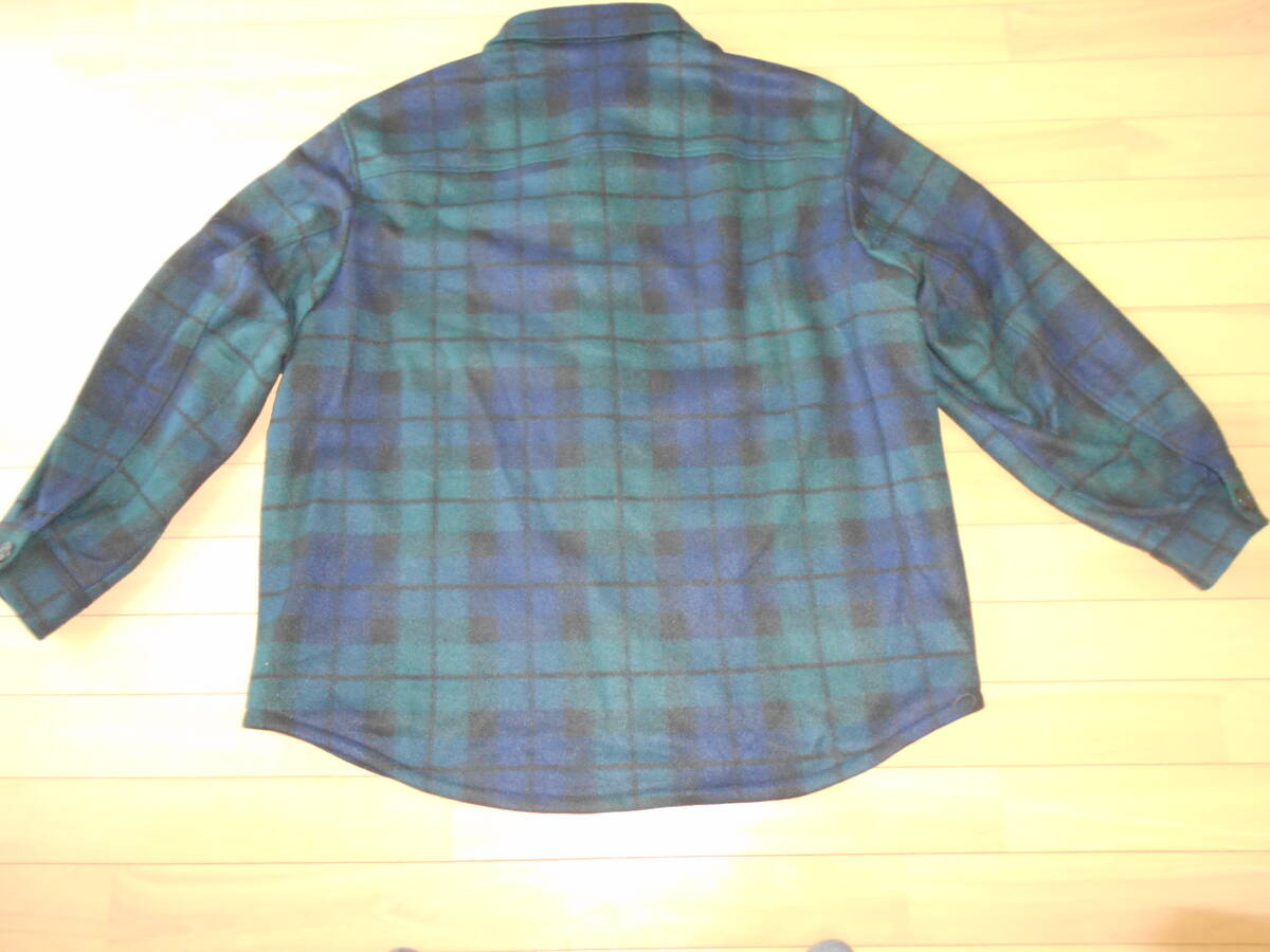 【特別価格】★未使用品★UNIQLO no.311-439811 ブラックウォッチチェック オーバーシャツジャケット ★紺＆緑size３XL★_画像7