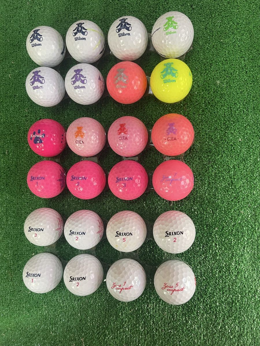 Wilson他　女性専用ゴルフボール24球の出品です。_画像3