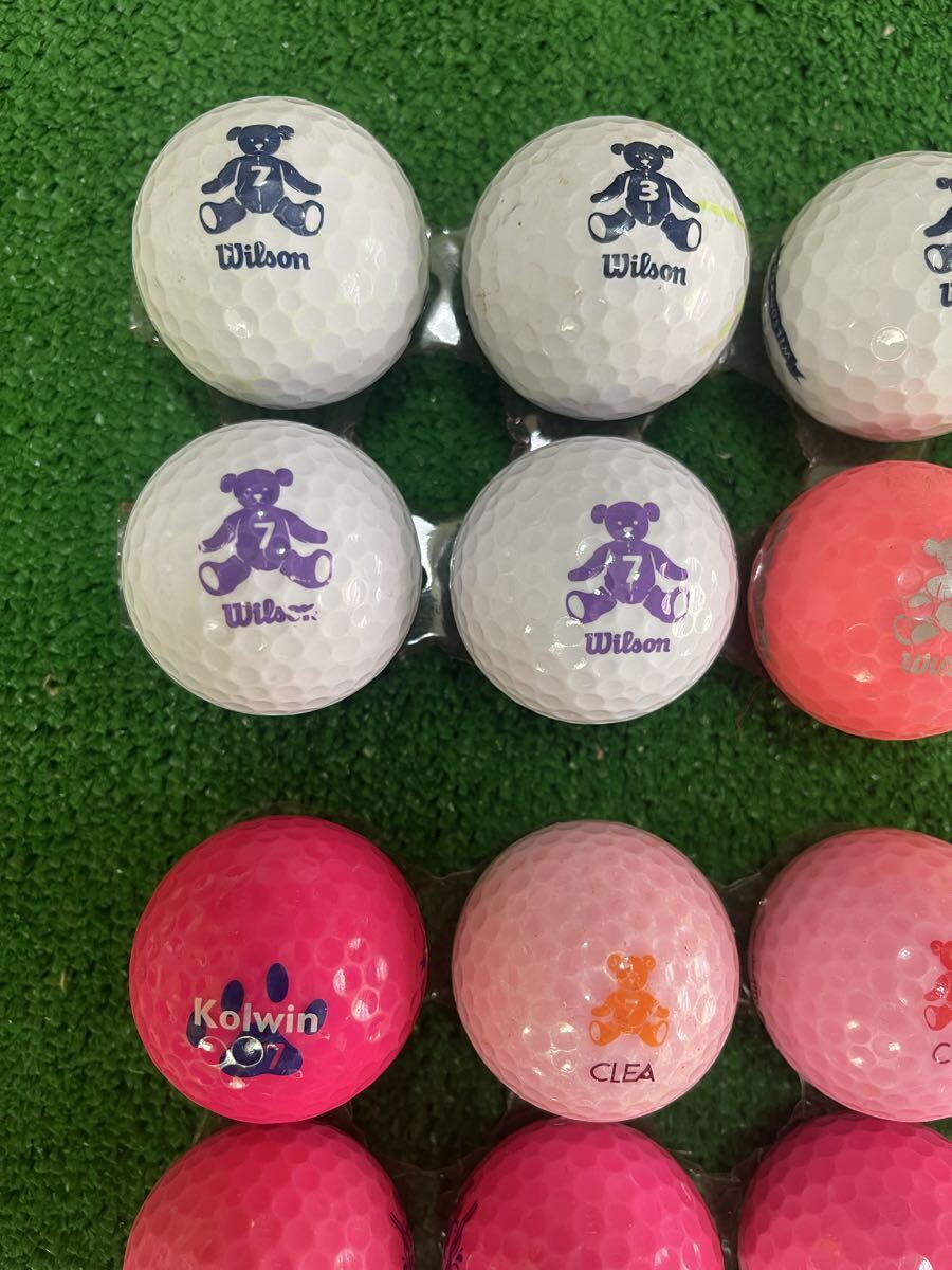 Wilson他　女性専用ゴルフボール24球の出品です。_画像4