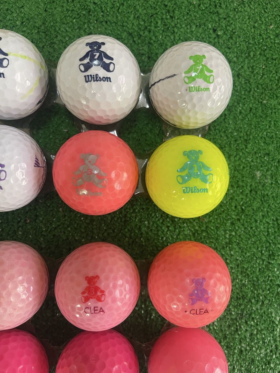 Wilson他　女性専用ゴルフボール24球の出品です。_画像5