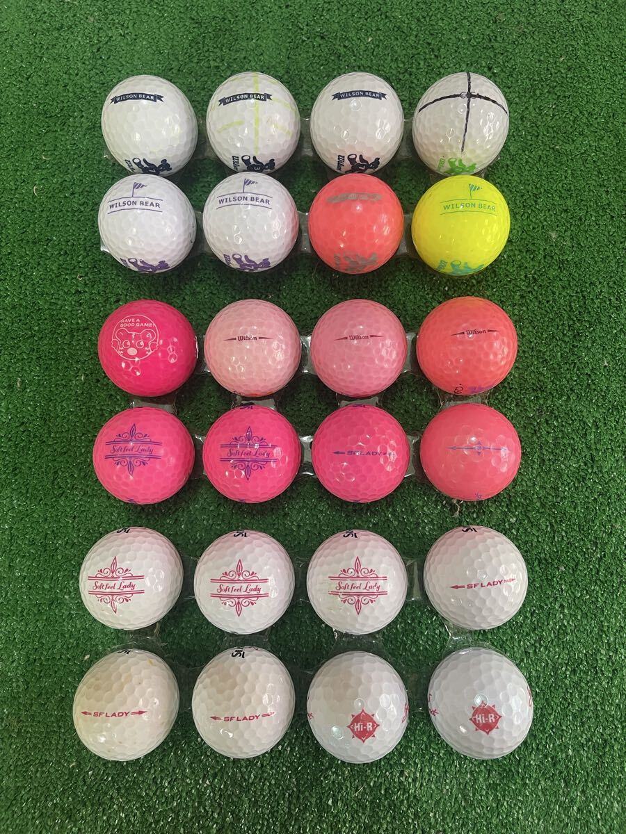 Wilson他　女性専用ゴルフボール24球の出品です。_画像8