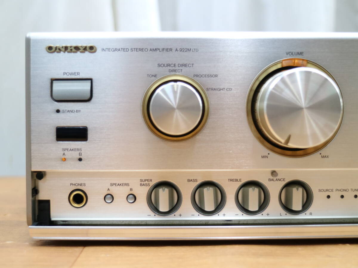 ONKYO A-922M LTD プリメインアンプ (T-667)_画像7