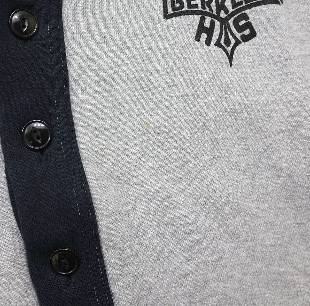 cushman (クッシュマン) Shawl Collar Sweat Cardigan / インナーワッフル スウェットカーディガン Lot 26127 グレー × ブラック size M_画像10