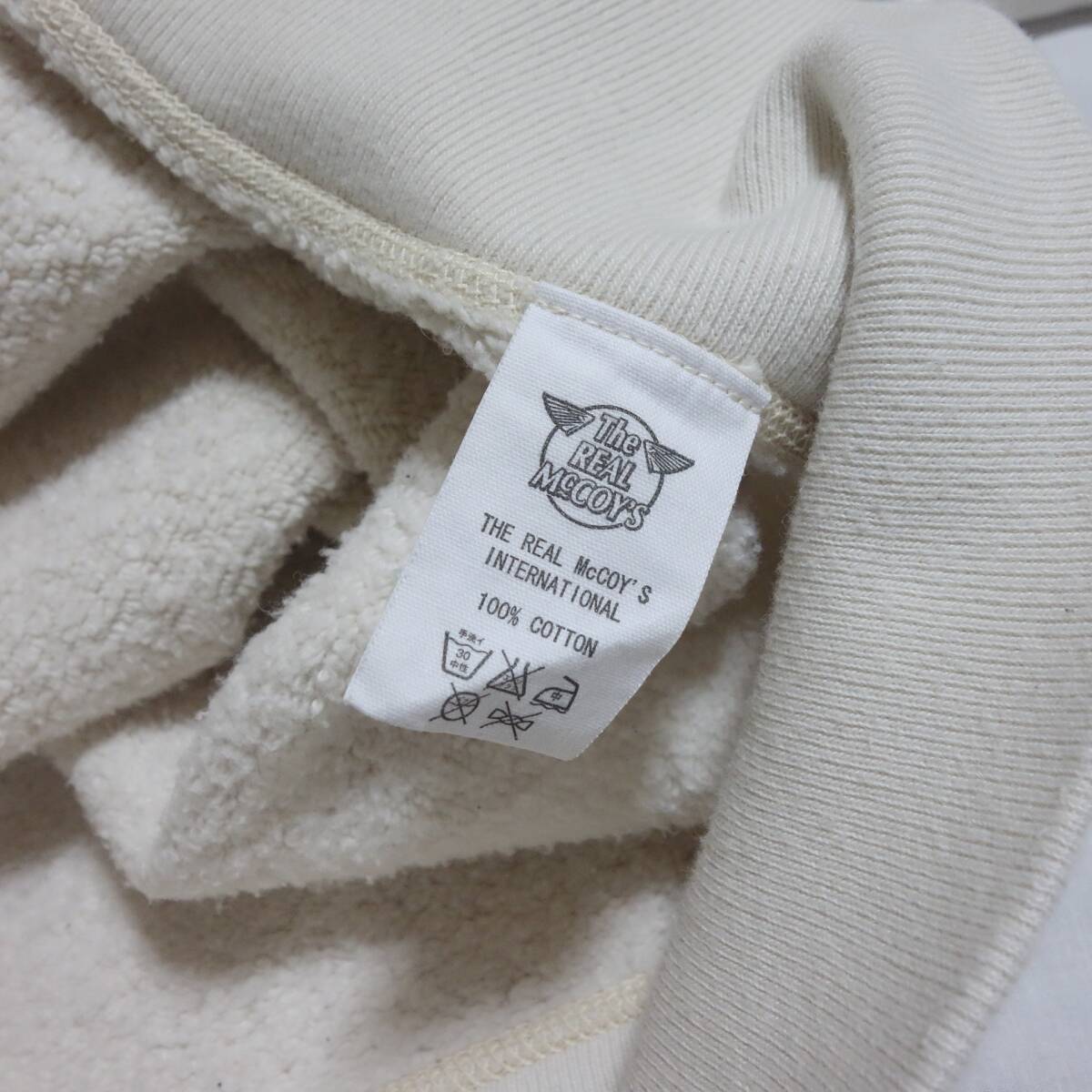 【ザ・リアルマッコイズ 10oz 両V 吊り編み スウェット 38】MC13111 THE REAL McCOY'S_画像7