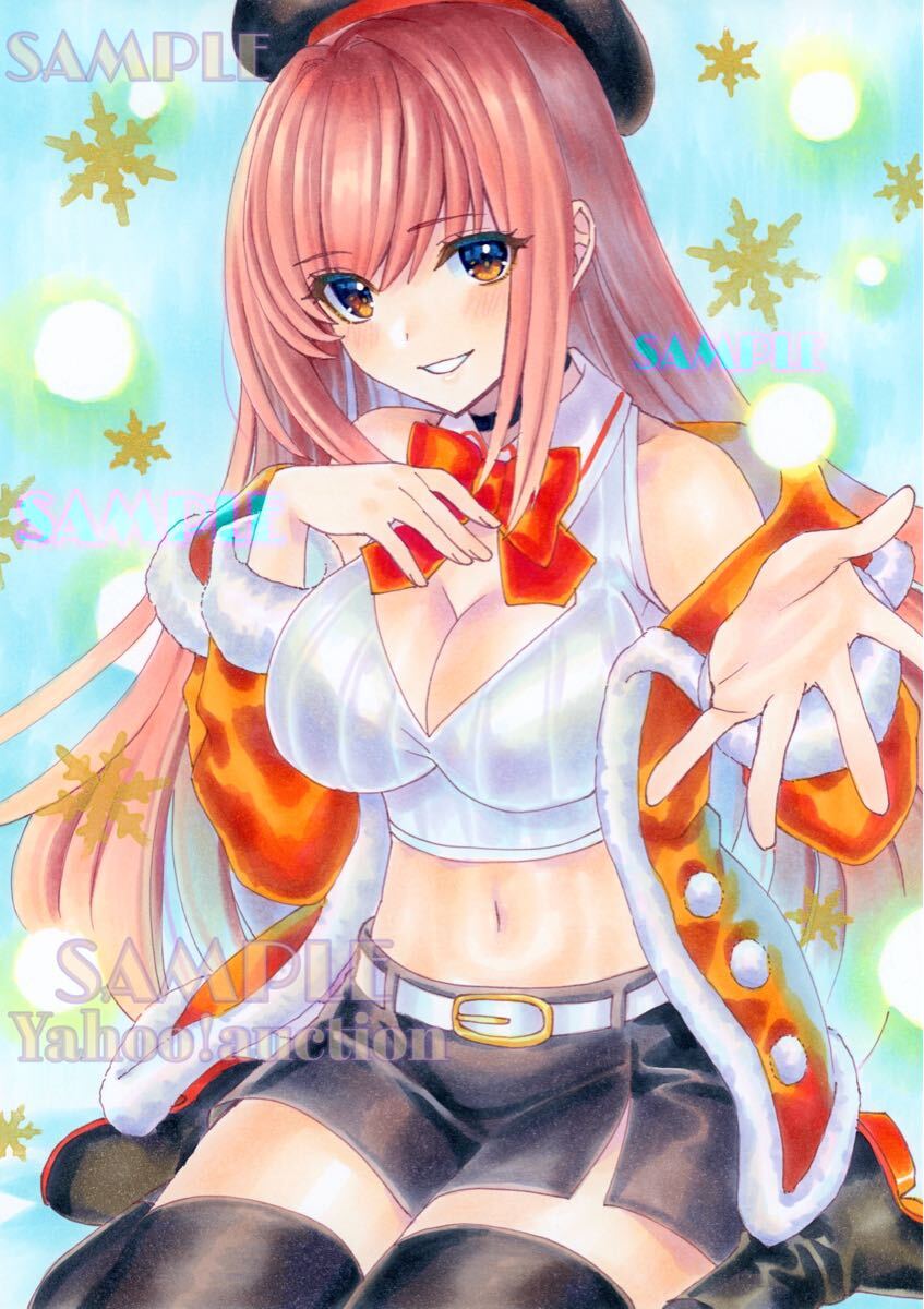  такой же человек ручные иллюстрации *. выгода. женщина бог :NIKKE *lapi: красный капот [ Рождество ]