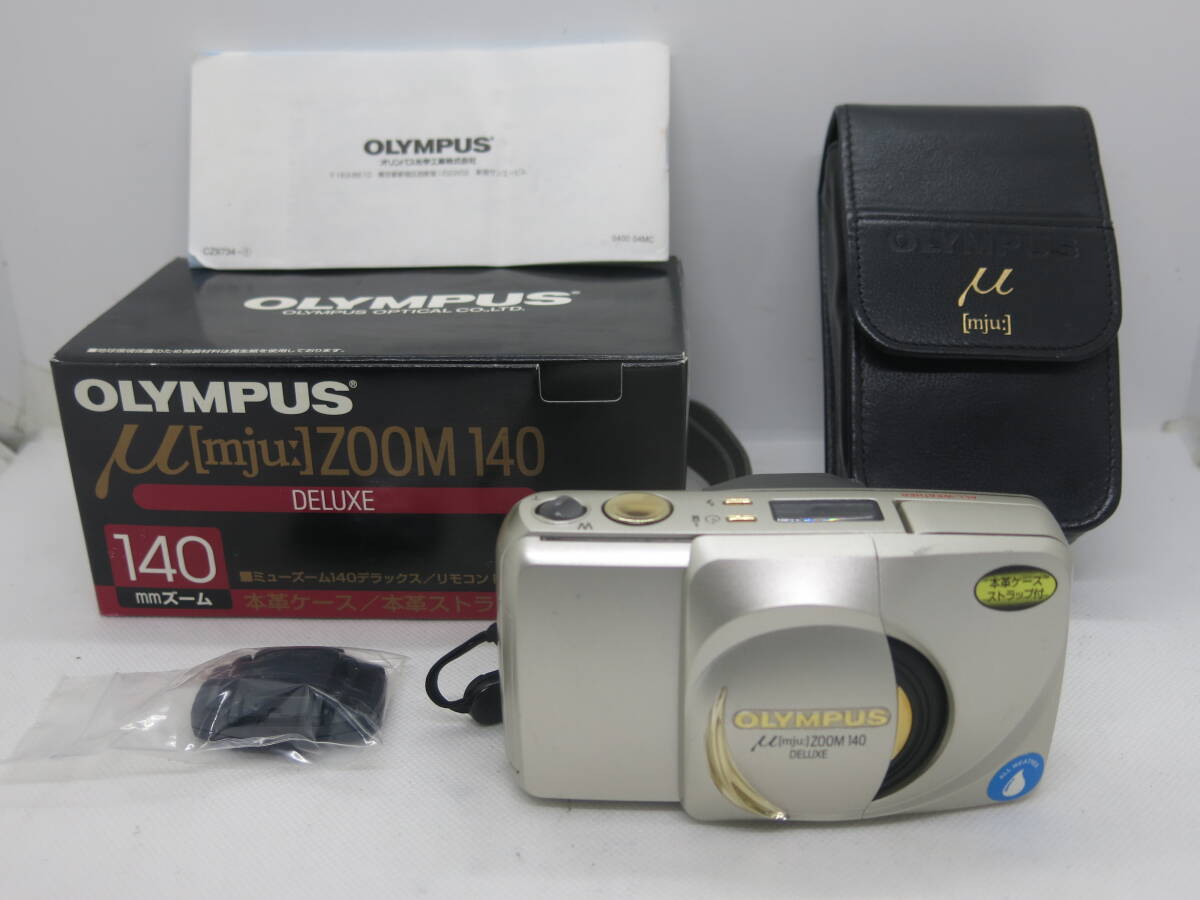 OLYMPUS μ(mju:)ZOOM 140 DELUXE compact пленка камера OLYMPUS LENS ZOOM 38-140mm [KHG004]