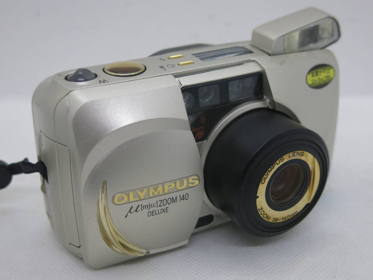 OLYMPUS μ(mju:)ZOOM 140 DELUXE compact пленка камера OLYMPUS LENS ZOOM 38-140mm [KHG004]