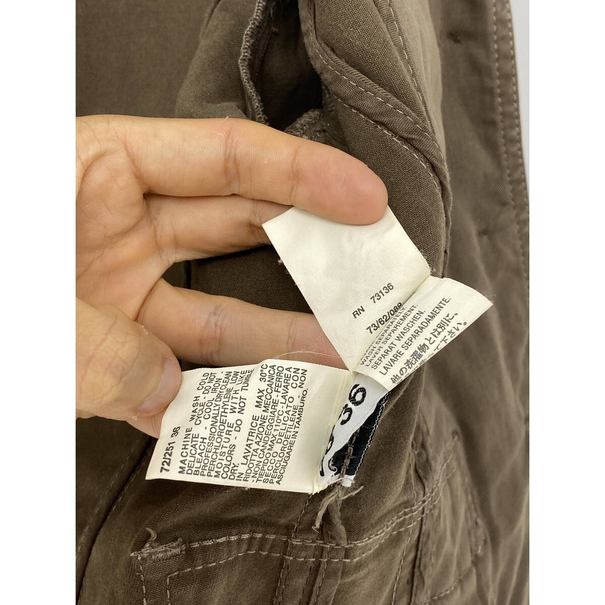 A9393/ превосходный товар весна лето MAXMARA WEEKEND LINE Max Mara хлопок выполненный в строгом стиле милитари Work жакет 36 M степени чай женский 