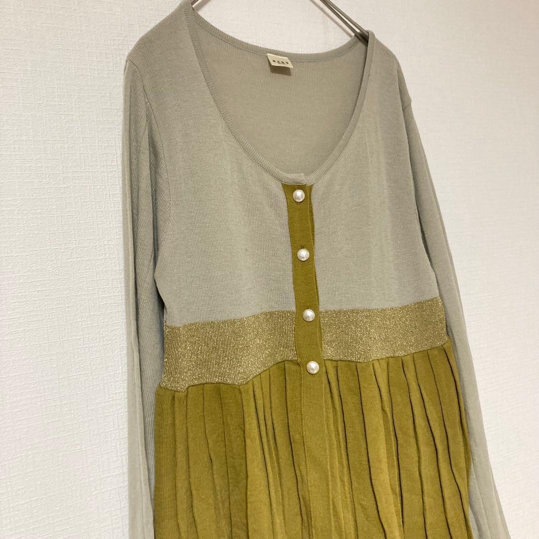 アクシーズファム チュニック 【M】切り替え ドッキング BF2F78_画像3