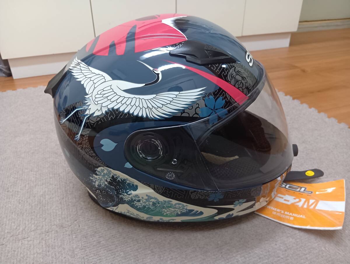 SOL SF-2M картина в жанре укиё XXL редкий * померить только * почти новый товар 