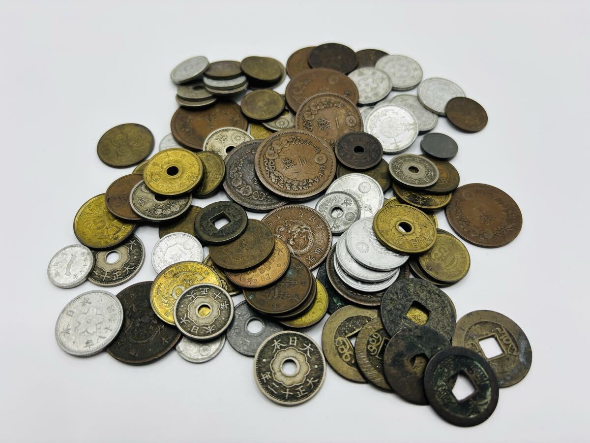 [ редкий ] Япония старая монета суммировать комплект деньги монета дыра sen старый монета коллекция античный монета 