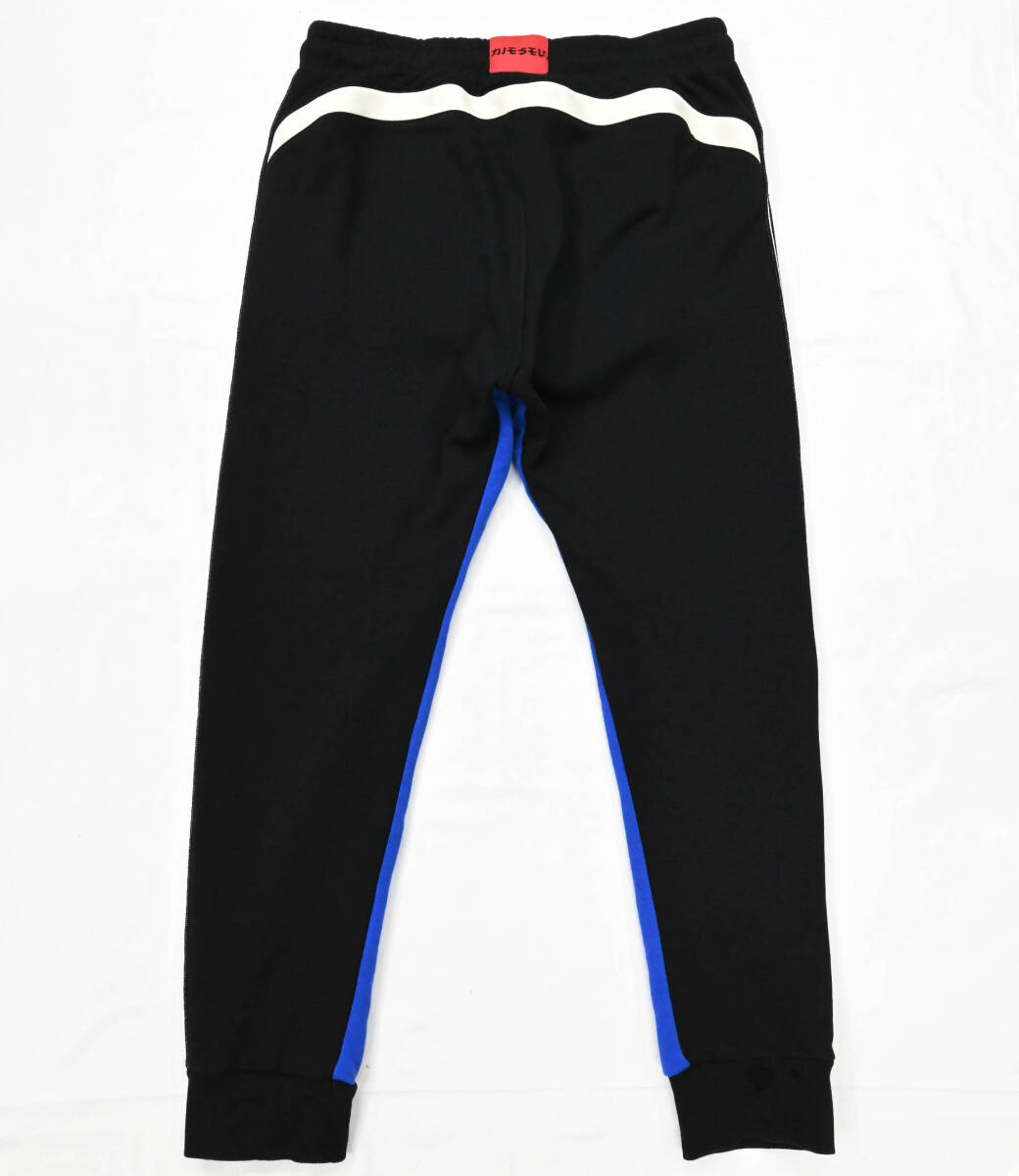 R492★良品 DIESEL ディーゼル DSL ロゴ サイドライン コットン スウェットパンツ L ブラック Y2K カタカナ?ロゴ 黒 クリーニング済_画像4